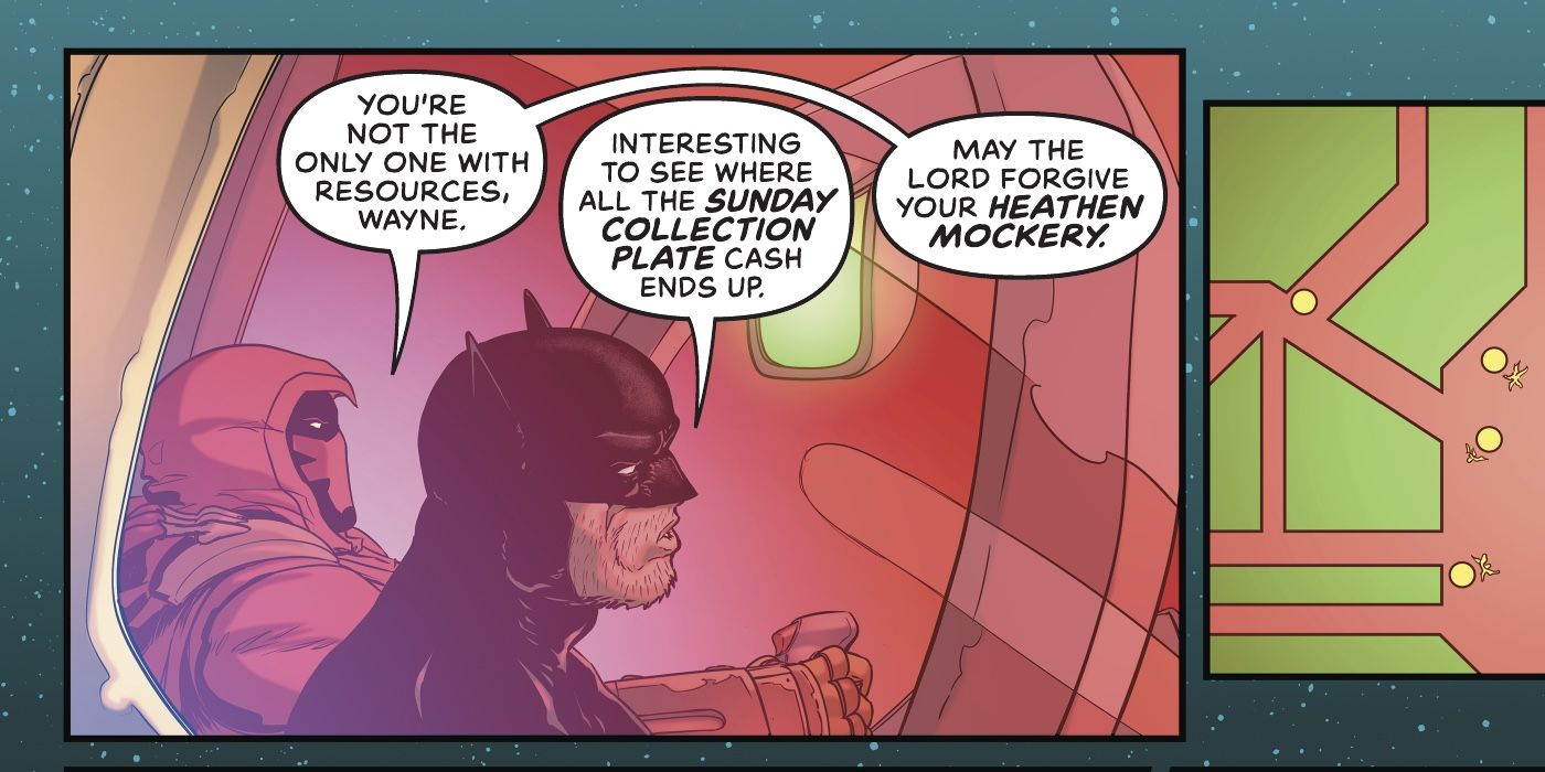 Batmans Replacement Azrael Has His Own Version of the Batcave