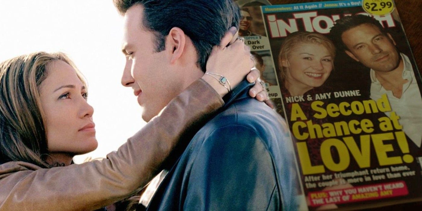 Ben Affleck and Jennifer Lopez magazine cover accidentally mirrors Gone Girl
