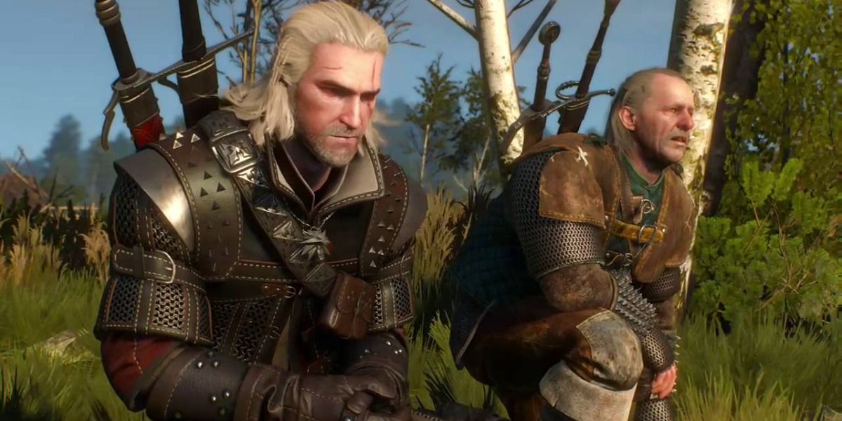 Geralt Vesemir Witcher 3