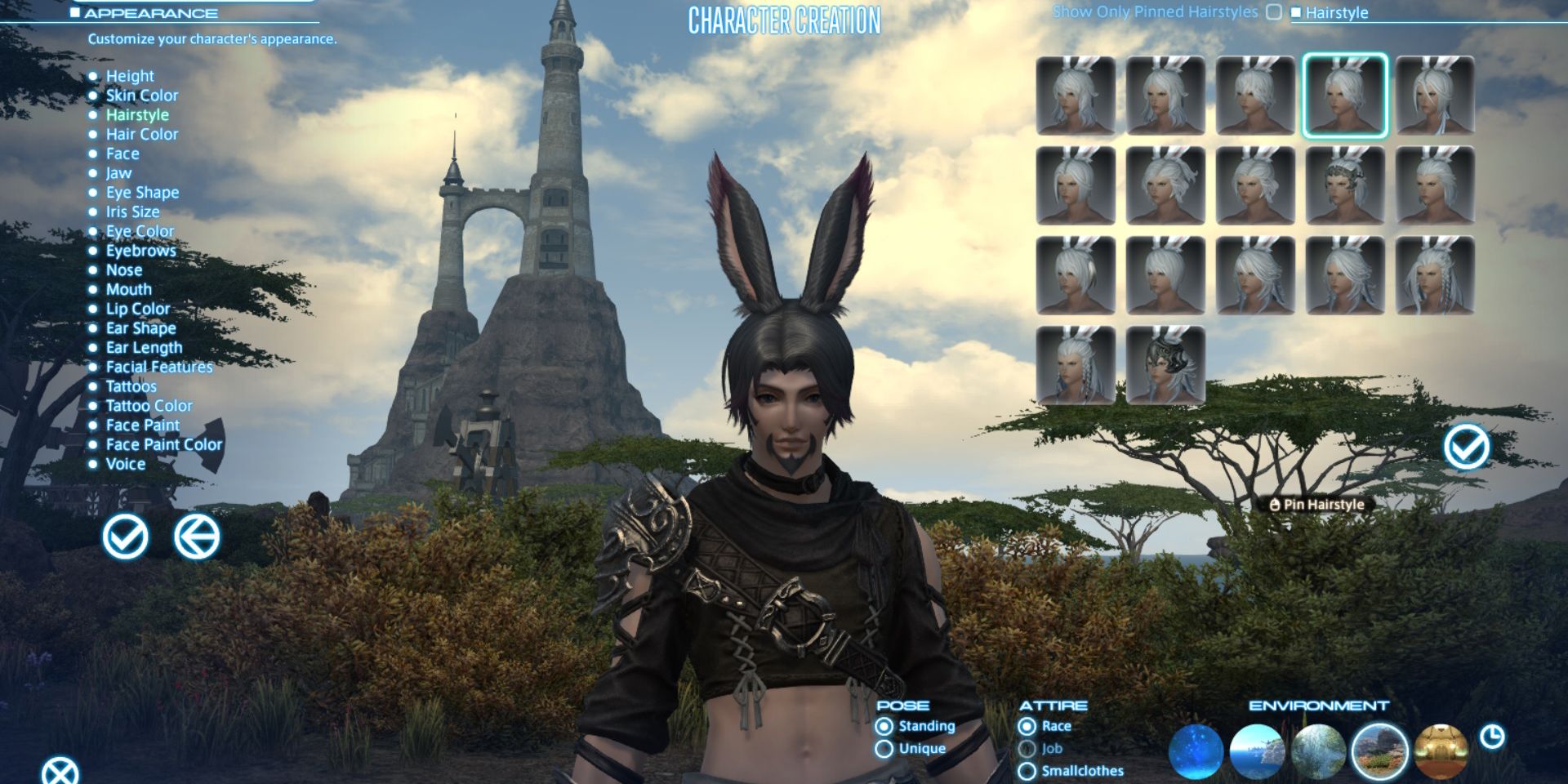 final fantasy xiv character creation cloud