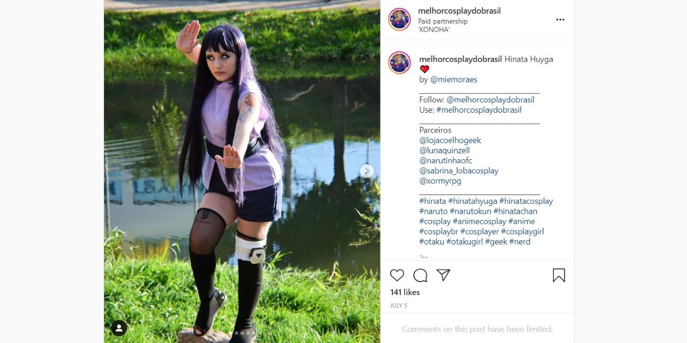 Naruto 10 Hinata Hyuga Cosplays That Are Too Good