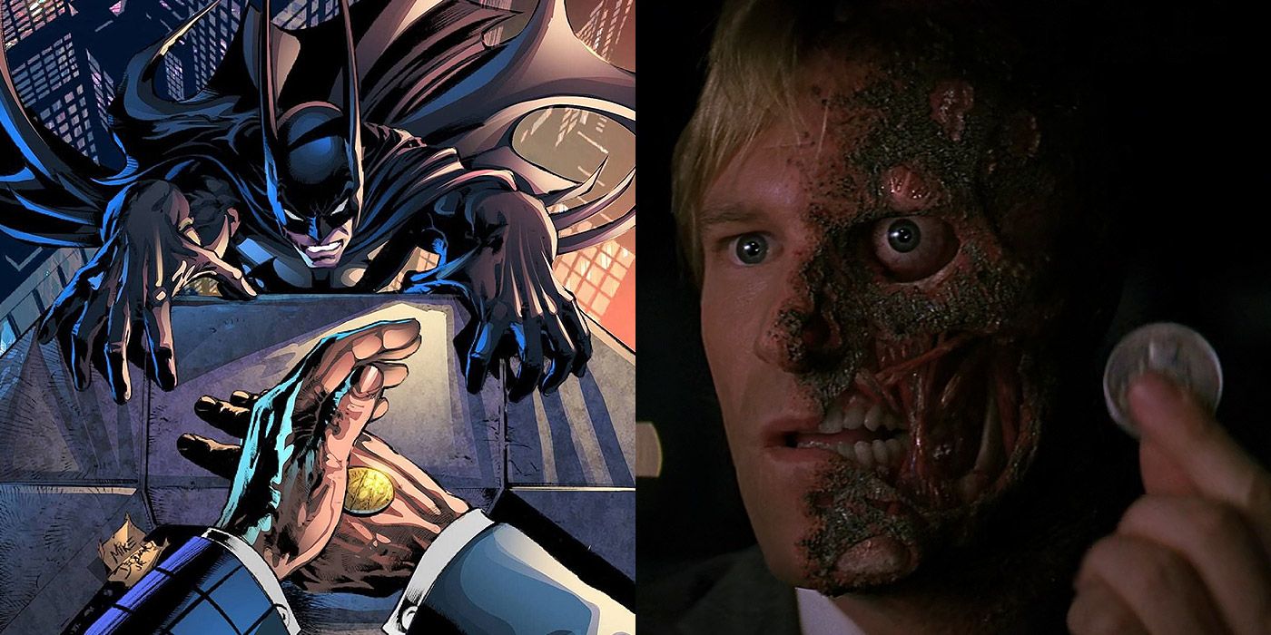 The Dark Knight 9 Biggest Ways TwoFace Changed From The Comics
