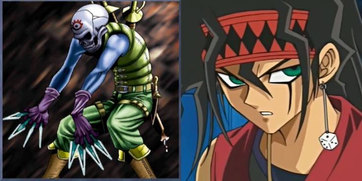 Yu-Gi-Oh!'s Duke Devlin with Dark Assailant