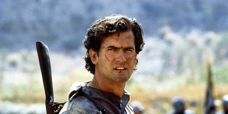 Fan Favorite Low Budget Horror Movies That Got Better Big Budget Sequels, Ranked 13 ash army of darkness bruce campbell.jpg?q=50&fit=crop&w=740&h=370&dpr=1