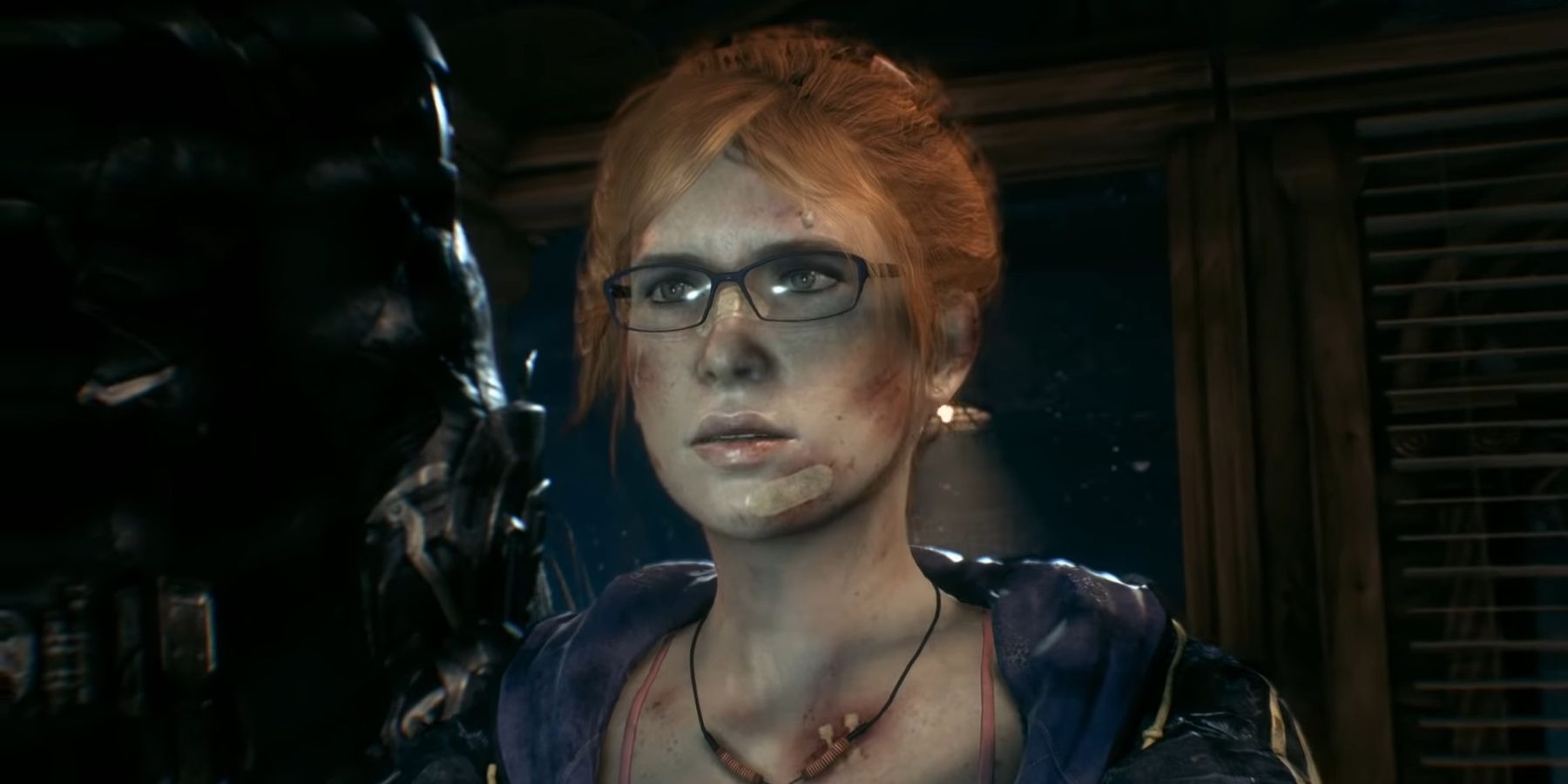 Barbara Gordon as Oracle operating from the GCPD in Batman Arkham Knight