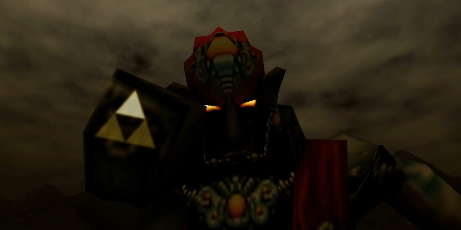 Ganondorf summoning the Triforce of Power in The Legend Of Zelda Ocarina Of Time