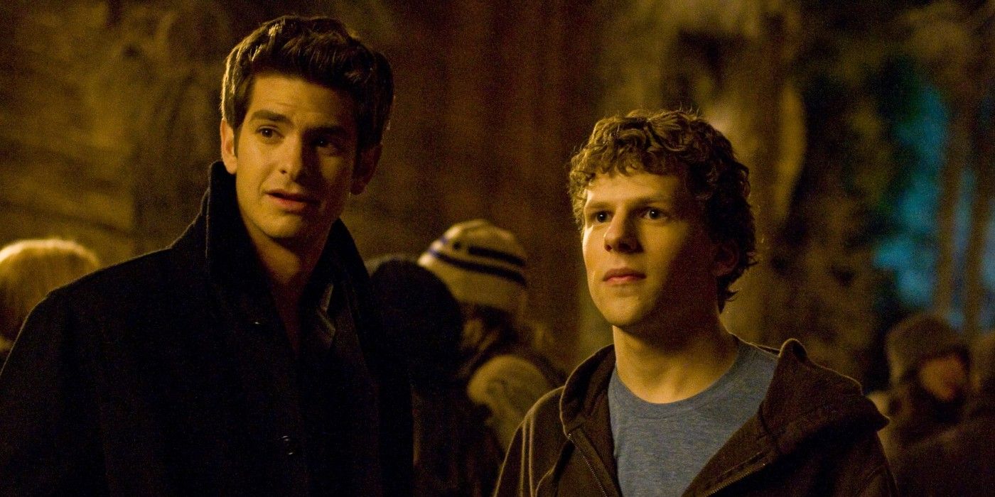 Andrew Garfield as Eduardo Saverin in The Social Network