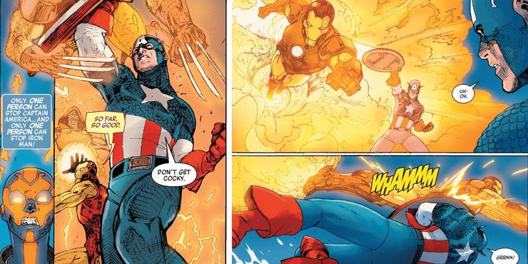 Iron Man & Captain America Fight In New Civil War