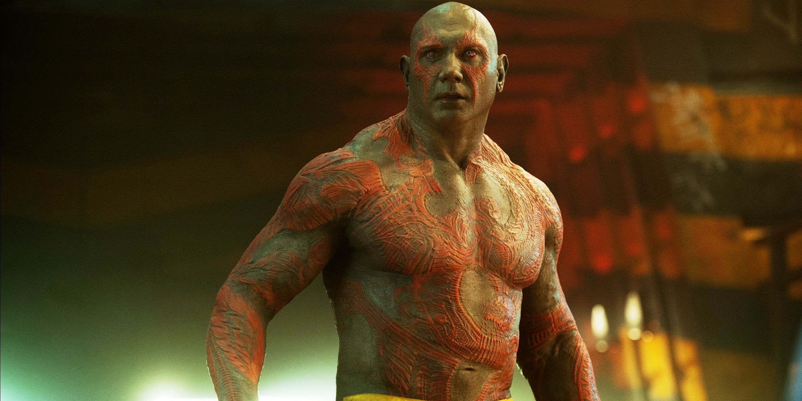 Drax in prison in Guardians of the