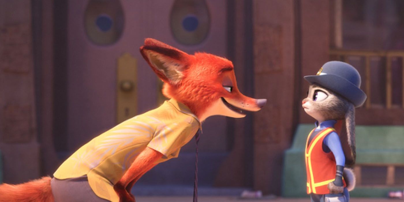 Nick and Judy in Zootopia