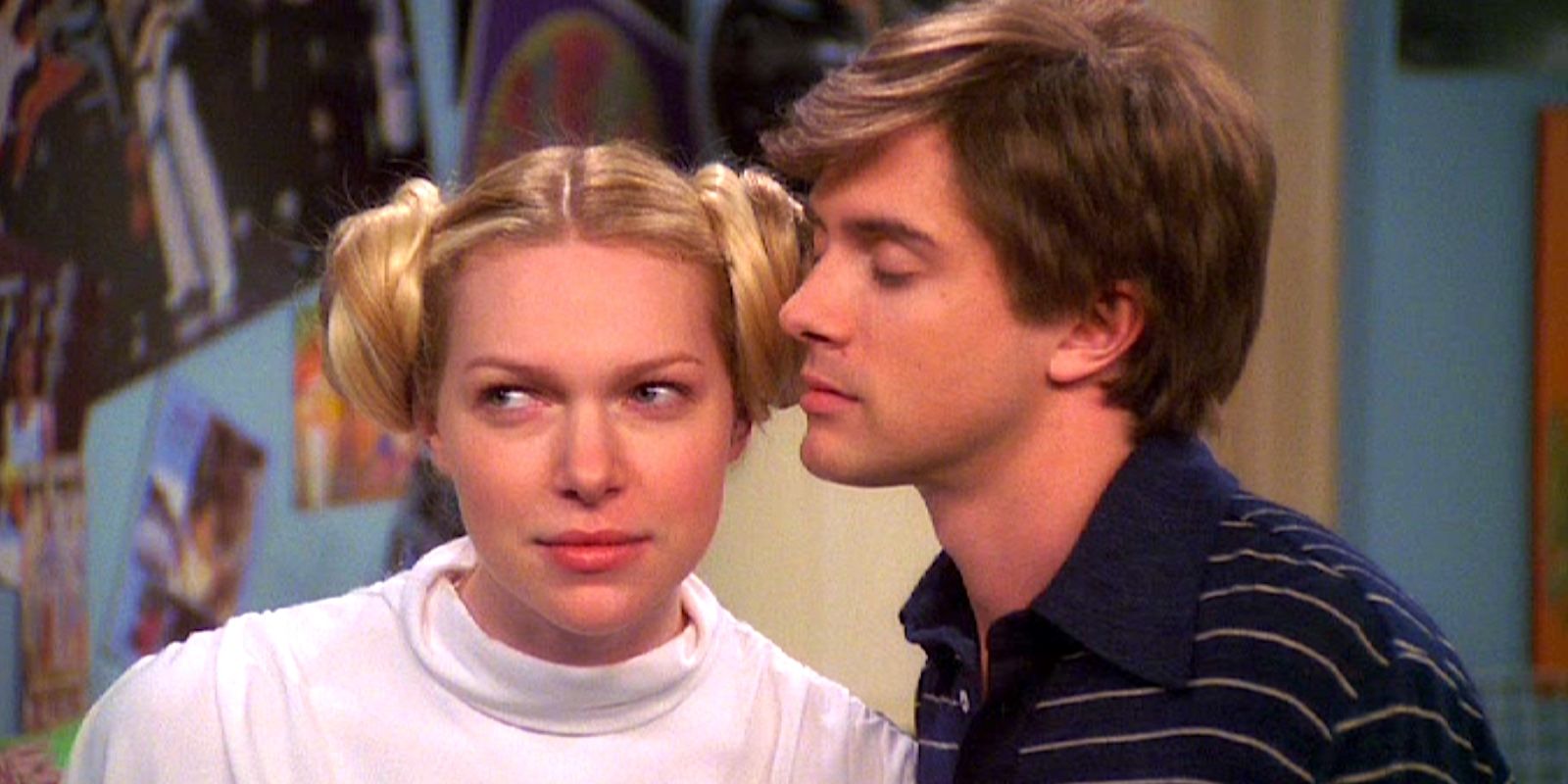 Donna as Leia with Eric on That 70s Show