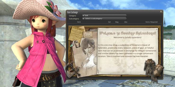 Final Fantasy Xiv How To Exchange Tomestone Scrip Money