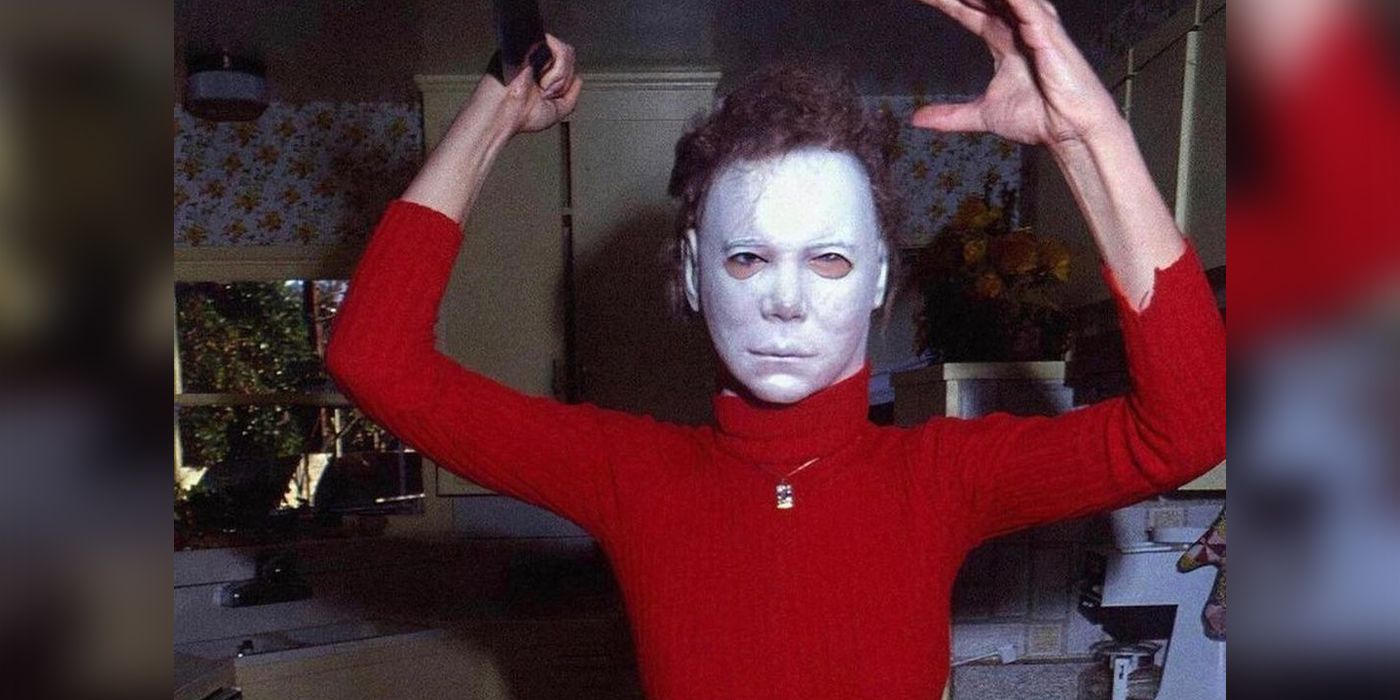 Une image de retour d'Halloween montre Jamie Lee Curtis portant le