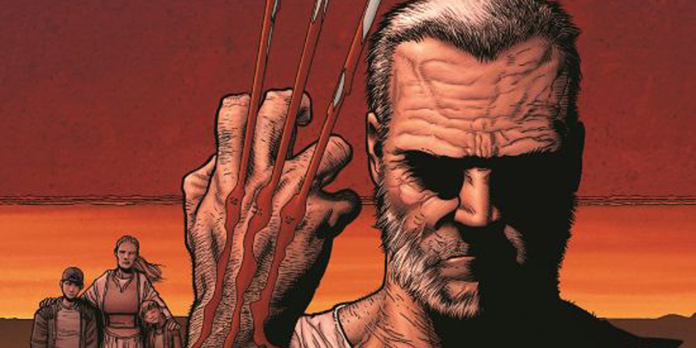 Old Man Logan extending his claws