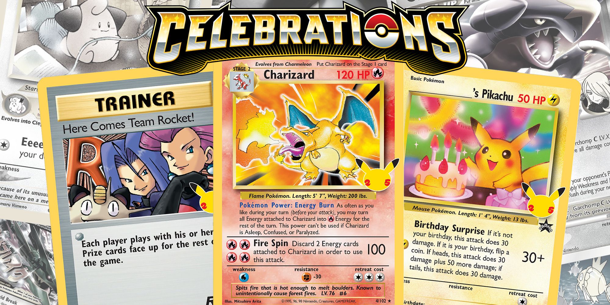 JCC Pokémon les meilleures cartes classiques de Celebrations Crumpe