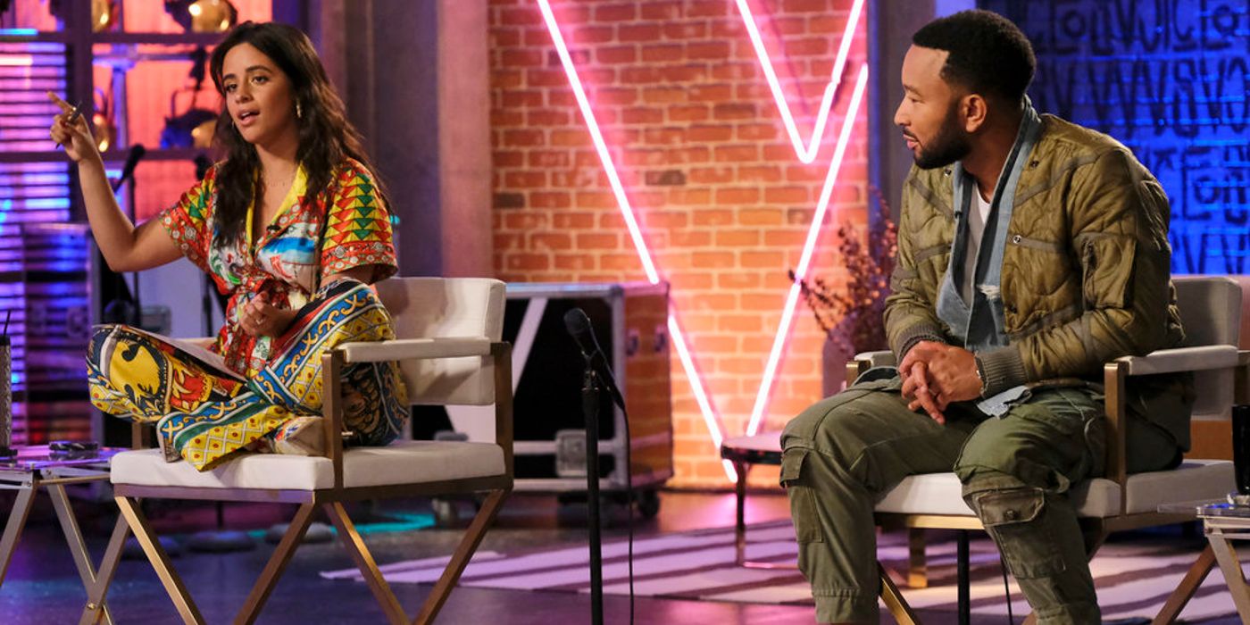 The Voice Camila Cabello Shocks Contestants Singing Shawn Mendes Collab