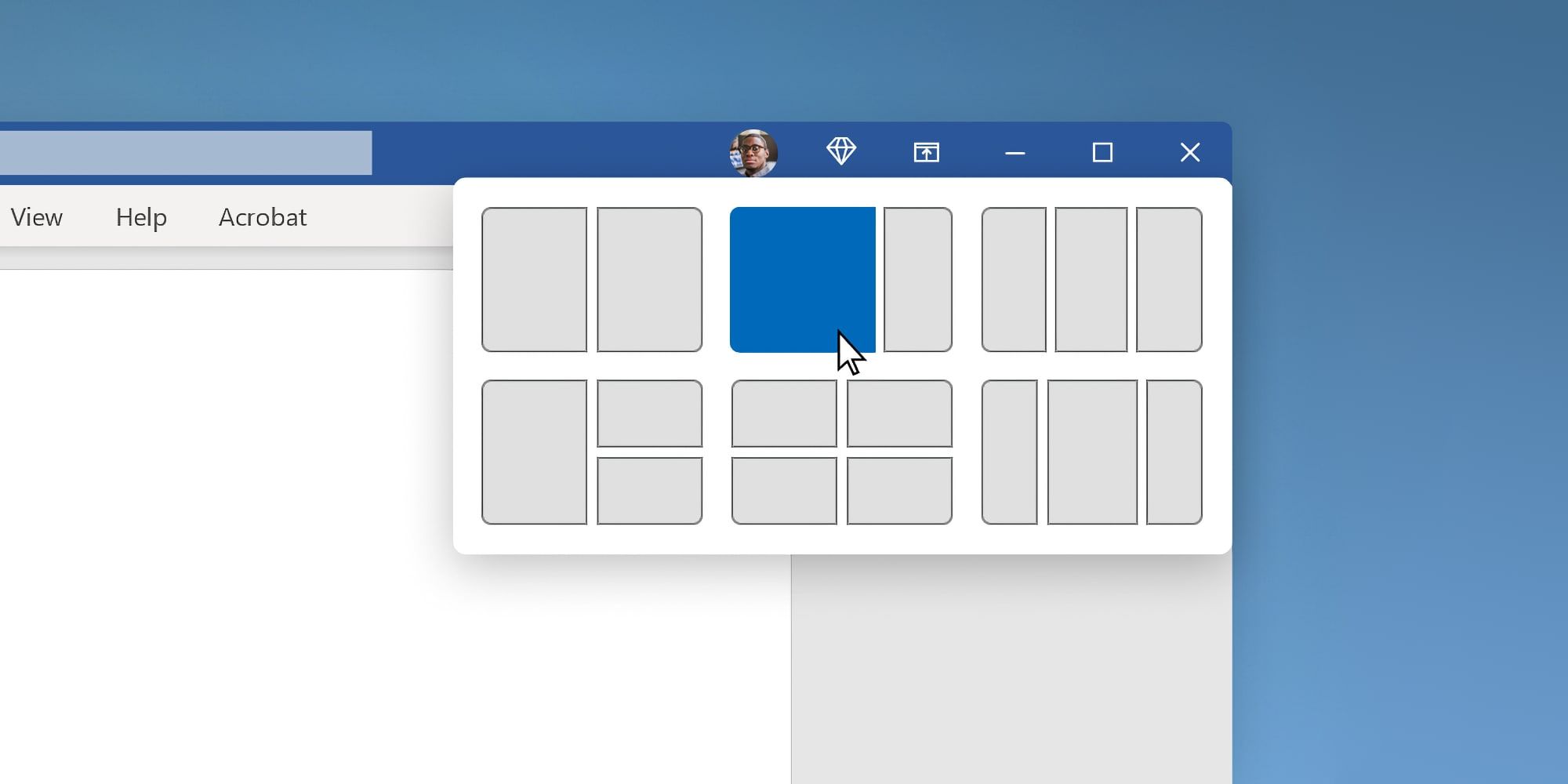 Windows 11 Snap Layout