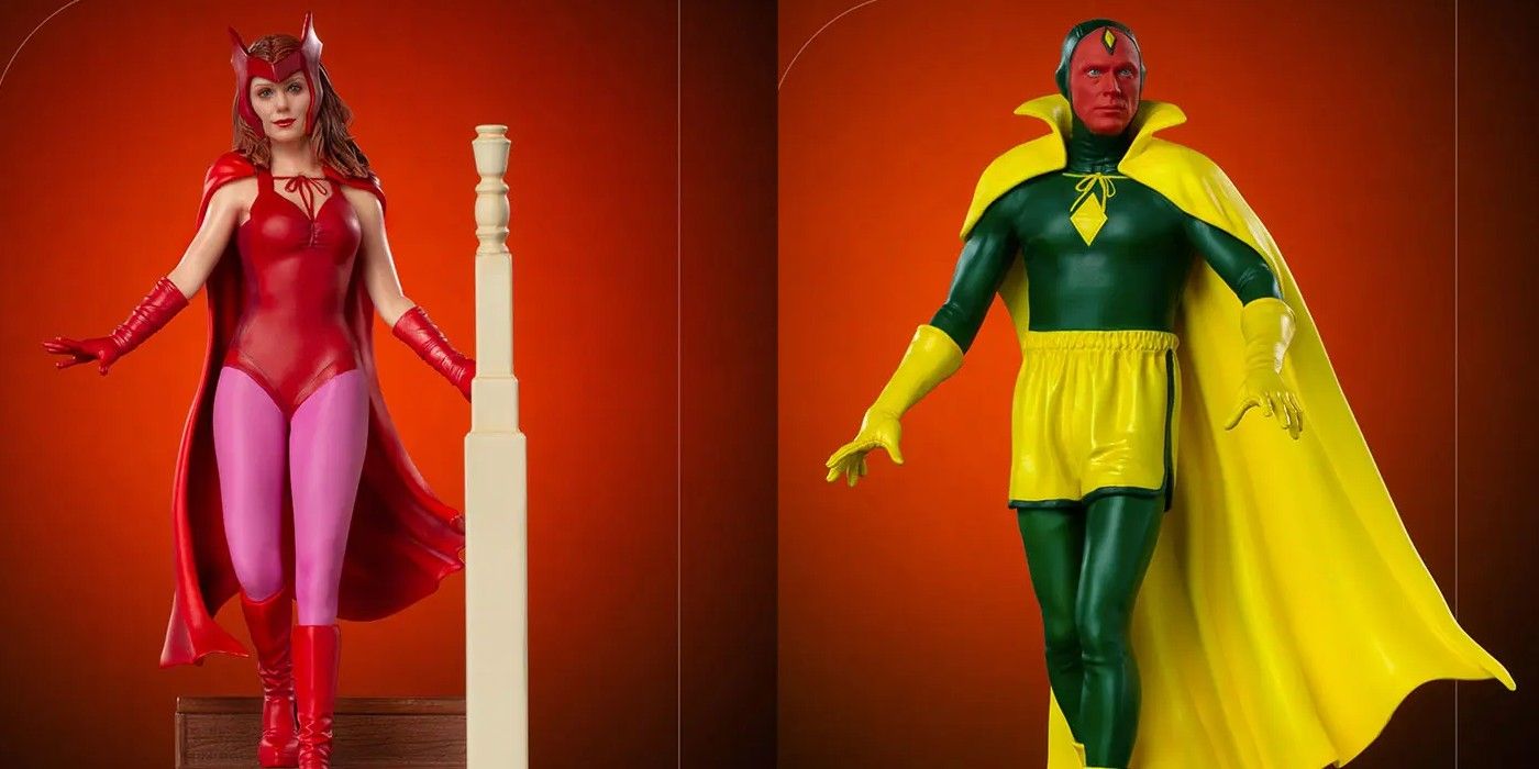 WandaVision’s Scarlet Witch & Vision Halloween Costumes Get New Statues