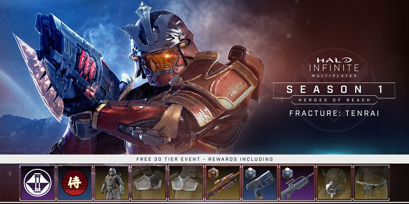 Halo Christmas Event 2022 Halo Infinite Announces Tenrai Event's Start, Shows Off Samurai Armor