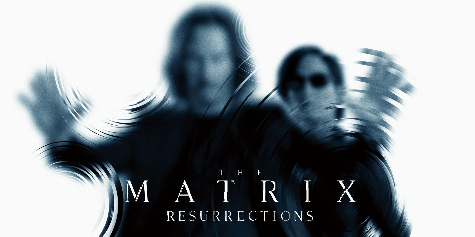 Matrix Resurrections Poster Blurs Neo & Trinity With Bullet Time Effect