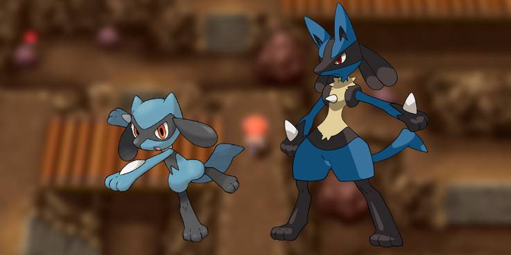 Poké Bdsp Riolu Lucario