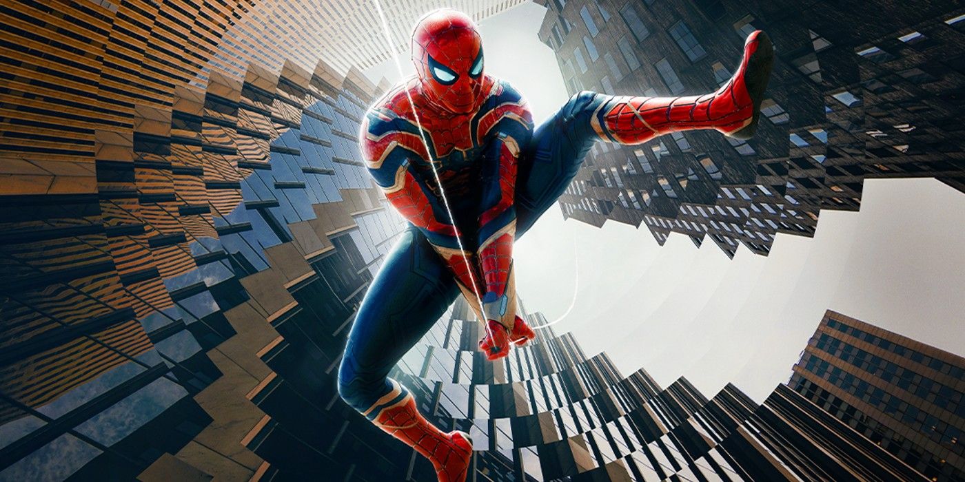 SpiderMan Enters the Multiverse In No Way Home IMAX Poster