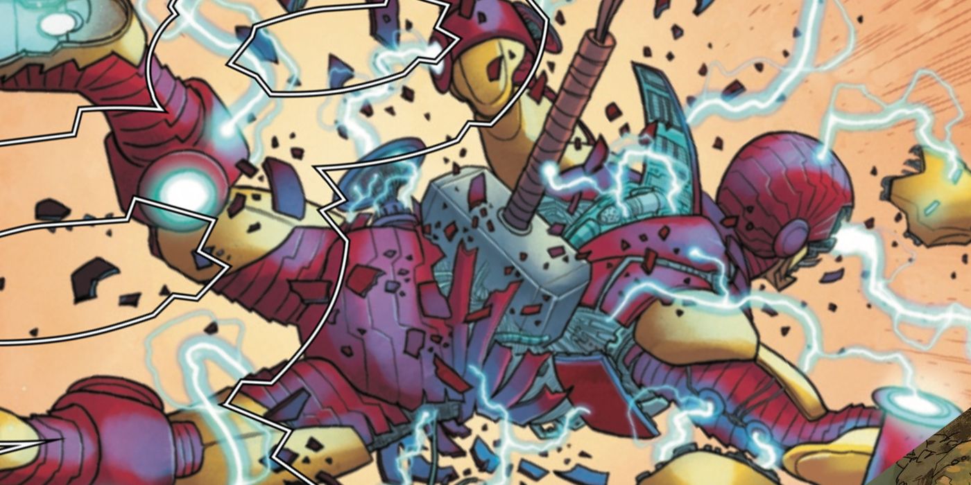 Thor Just Shattered Iron Mans Armor With His Hammer