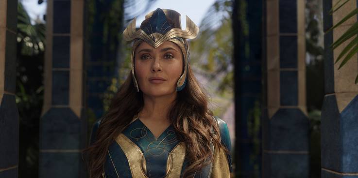 Eternals: Marvel's Marketing Of The Movie Spoiled Its Big Twist 6 Ajak played by Salma Hayek in Eternals