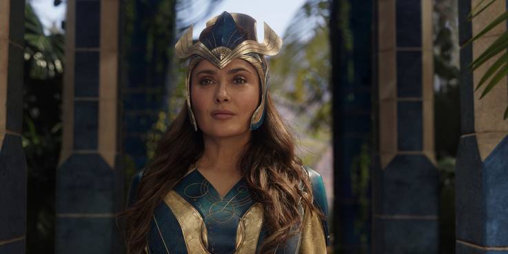 Ajak played by Salma Hayek in Eternals