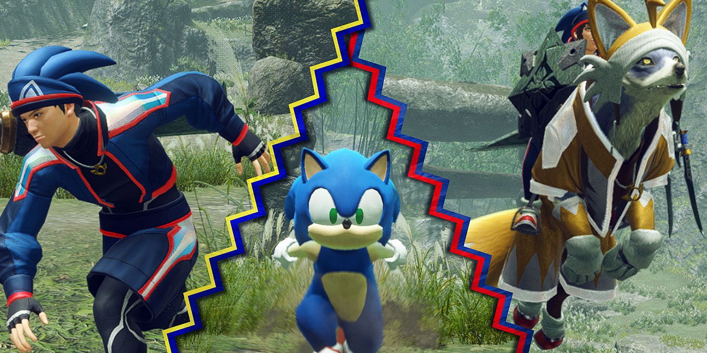 Sonic Monster Hunter Rise DLC Trailer Reveals Release Date