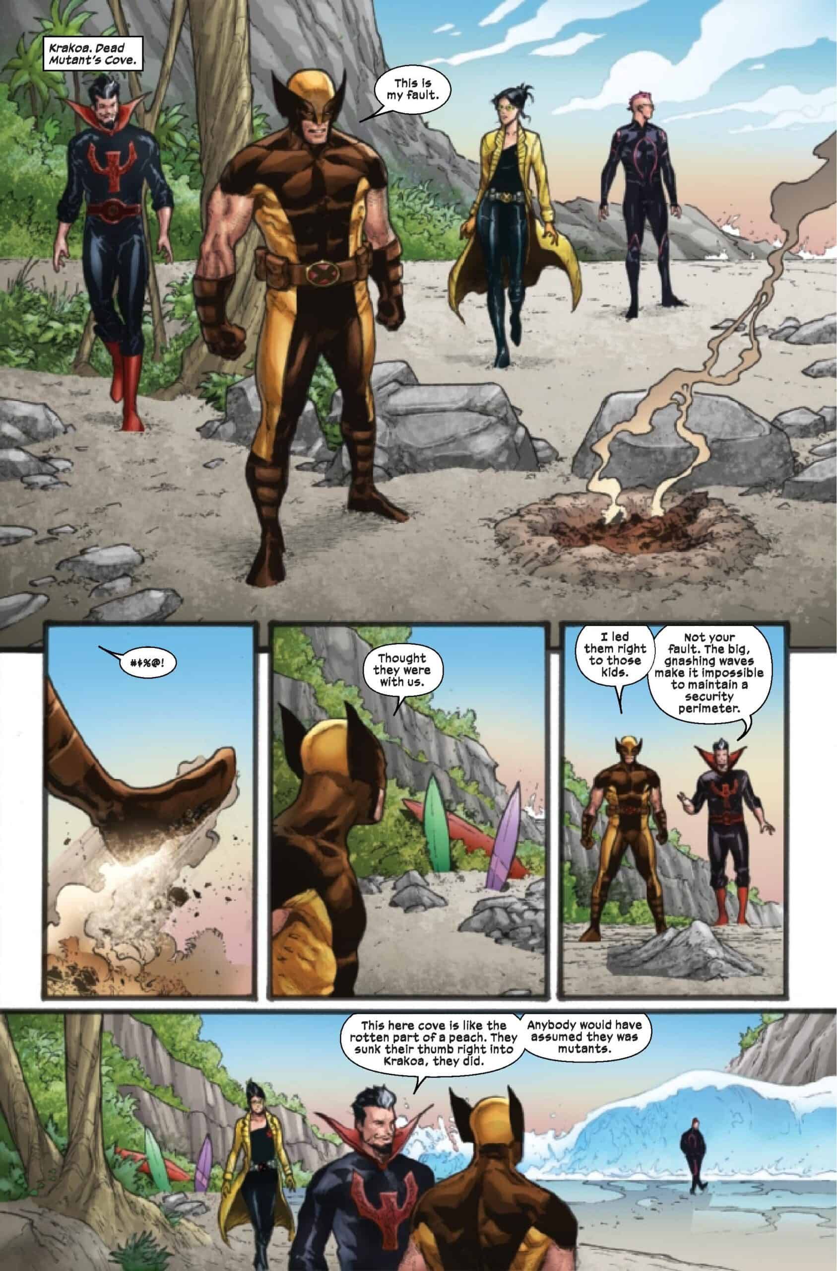 The XMen Learn Their Island Home Isnt As Safe As They Thought