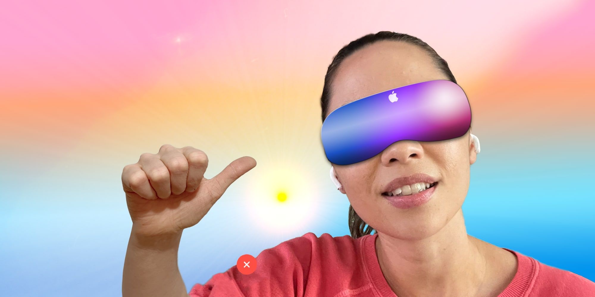 Apple ARVR MIxed Reality Render With Hand Gesture