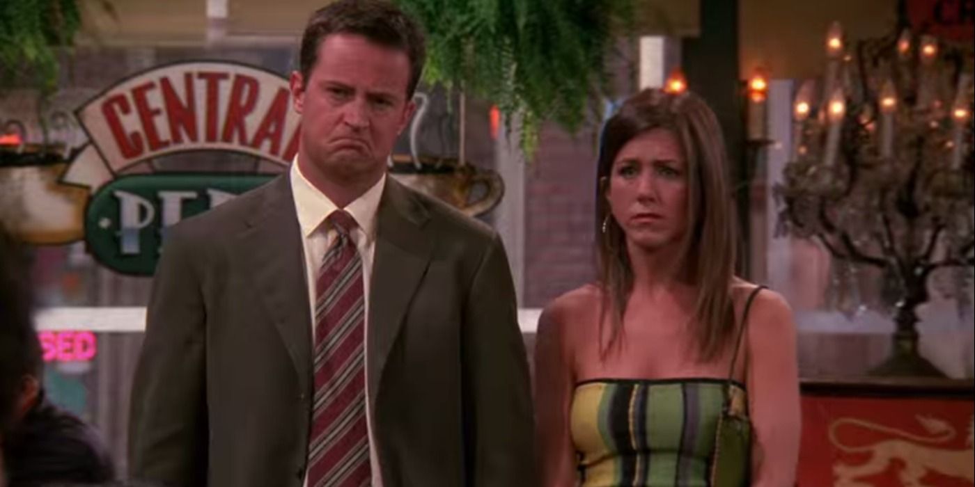 Chandler and Rachel initially reject Ross offer to go to his convention in Friends