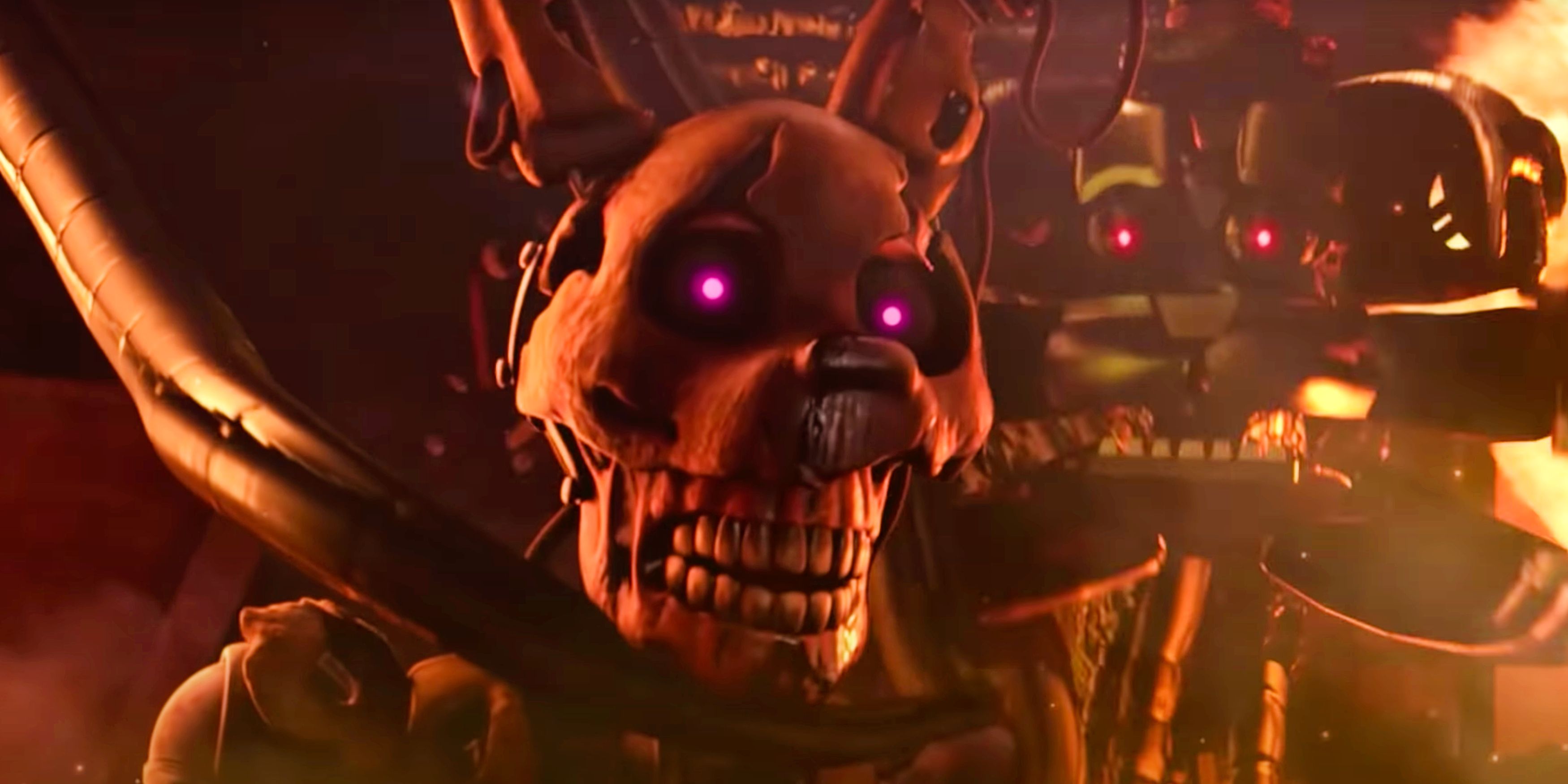 FNAF Security Breach Every Ending Explained Springtrap Held By The Blob 