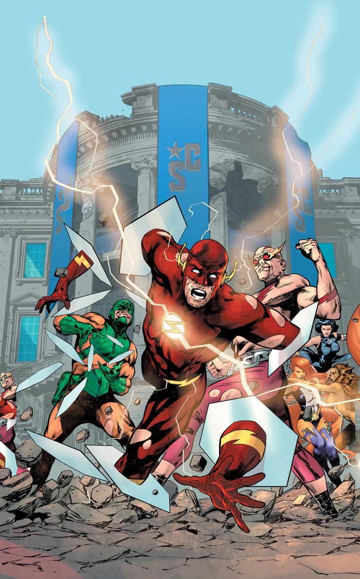 Flash Battles His Dark Opposite for the Lives of the Teen Titans