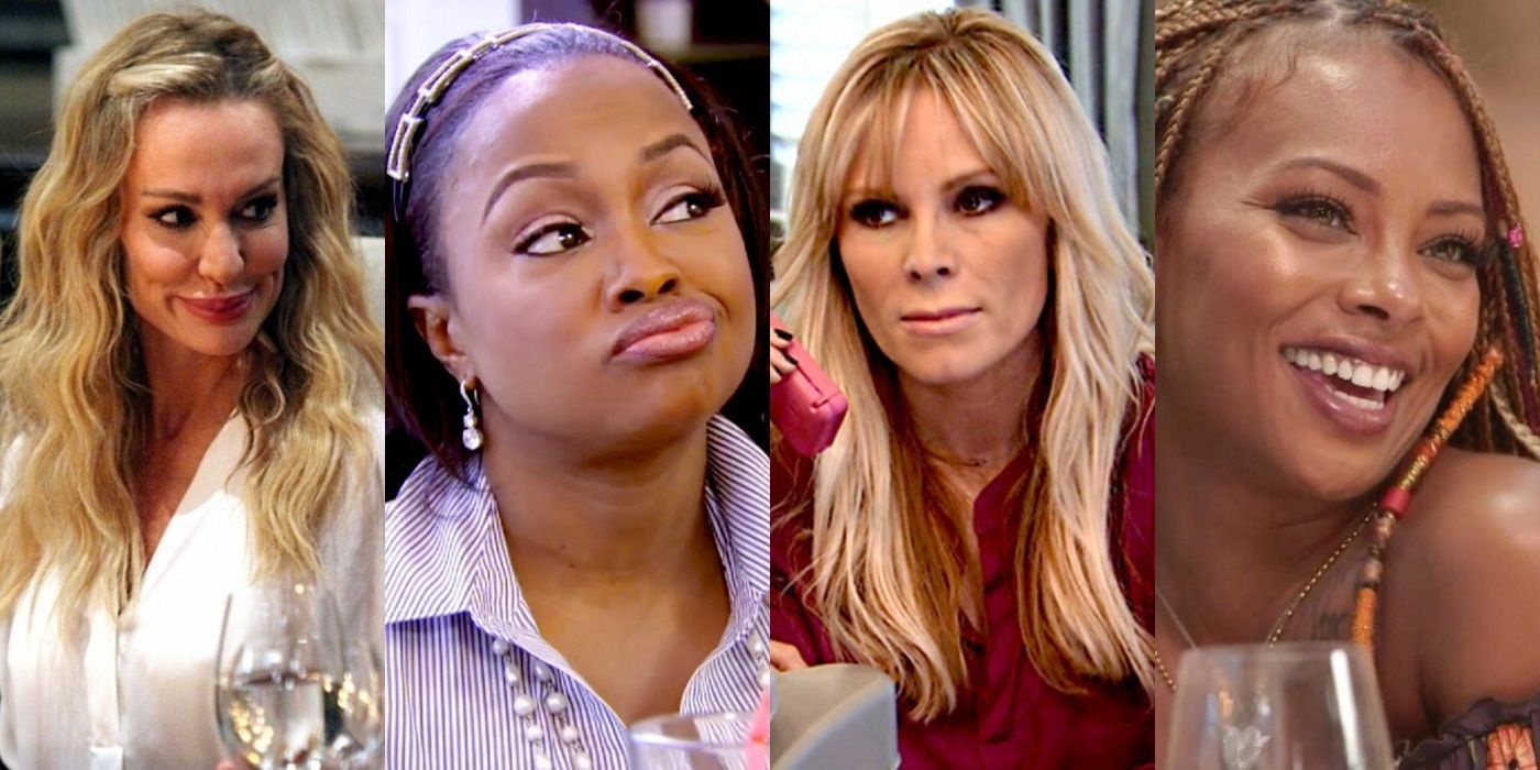 Four side by side images of the women of Housewives for RHUGT