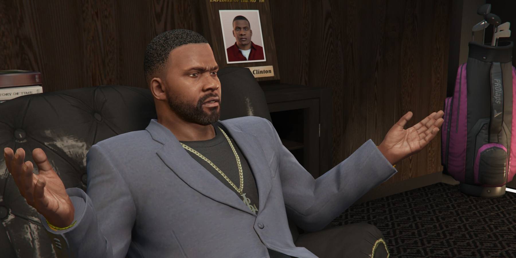 GTA Online bevestigt dat Franklin er raar uitziet als hij zijn speciale