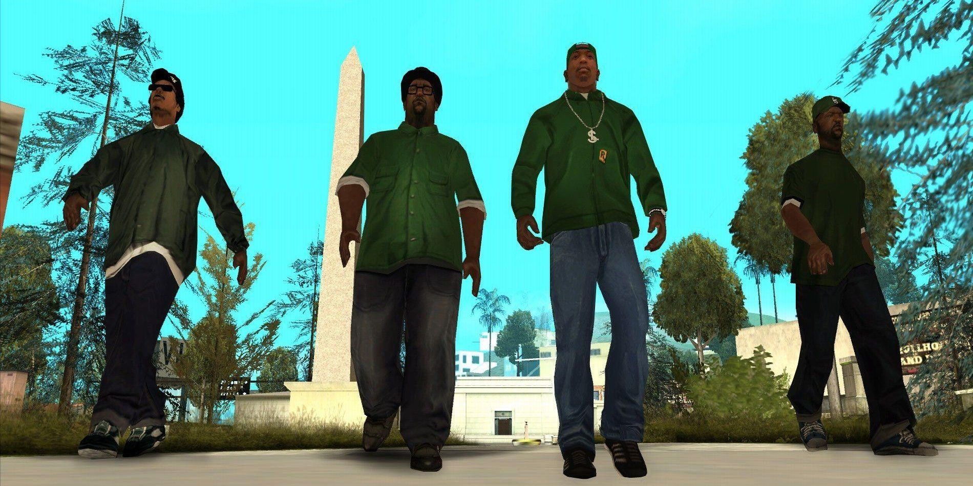 cj gta san andreas