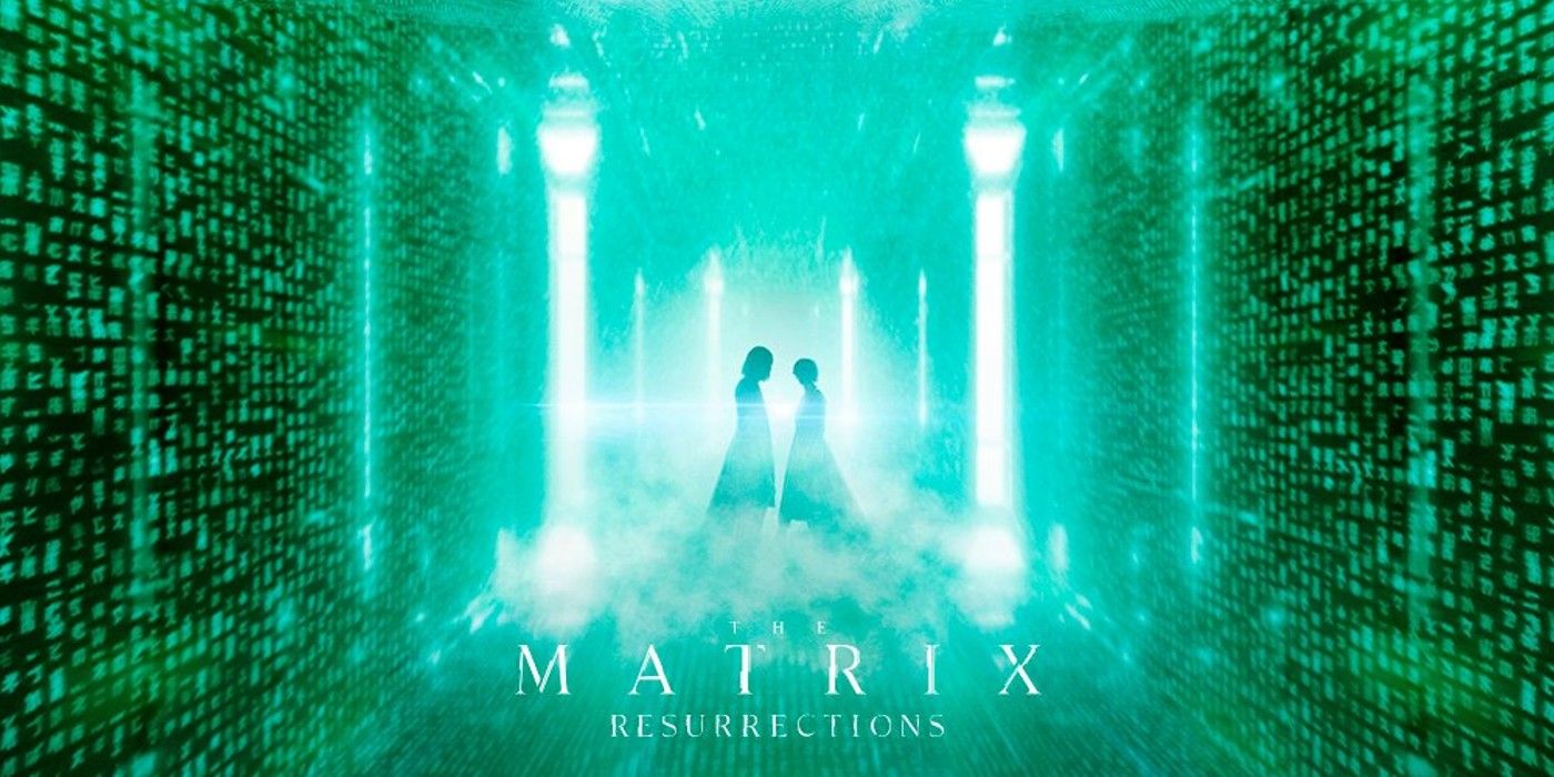 Matrix Resurrections IMAX Poster Immerses Neo & Trinity in Green Code
