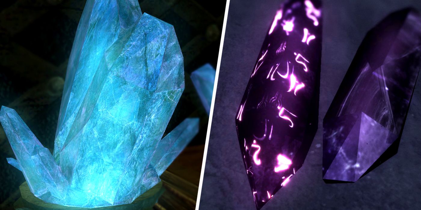 Skyrim The Difference Between Grand Soul Gems And Black Soul Gems 