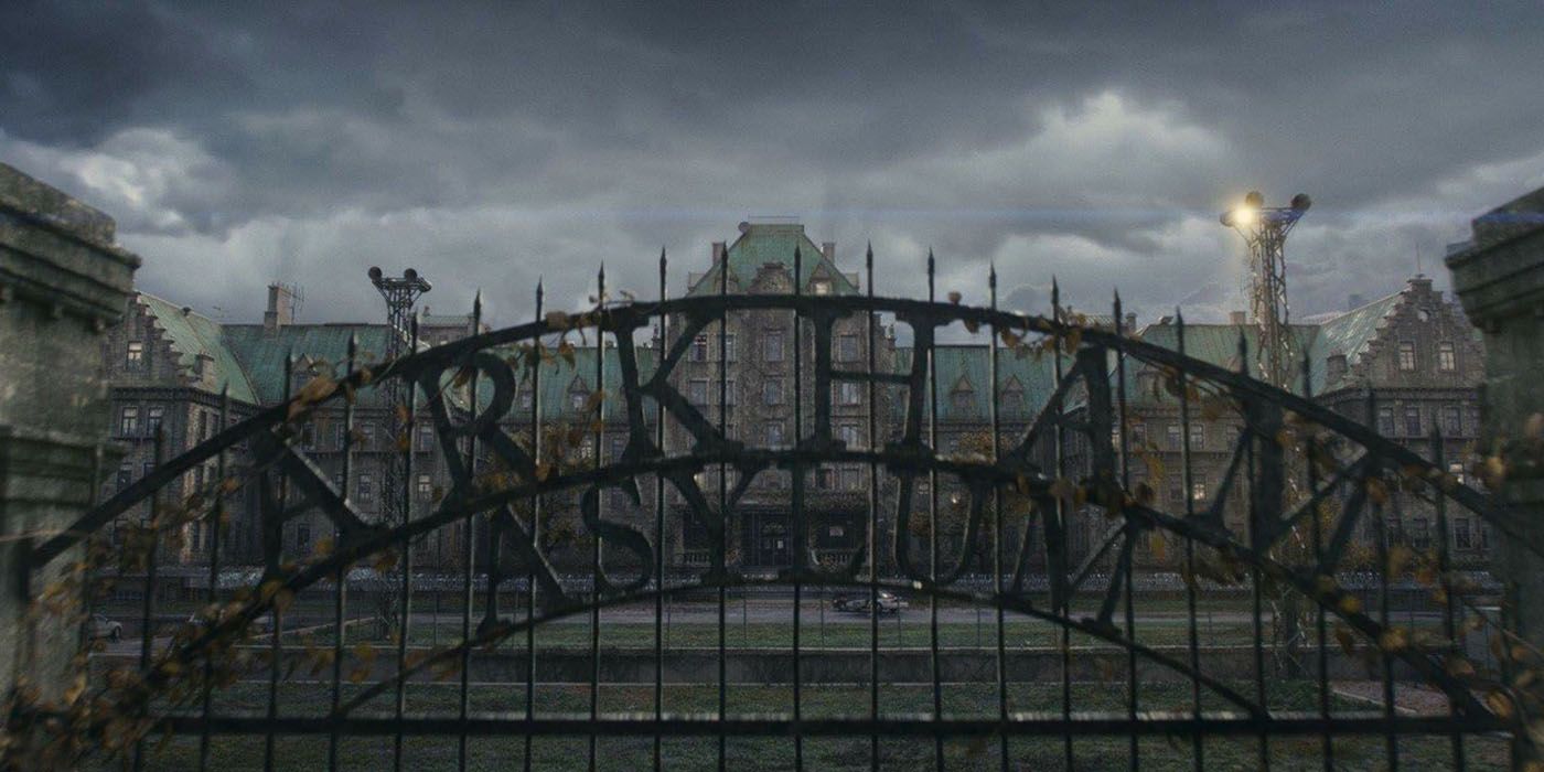 The gate to Arkham Asylum