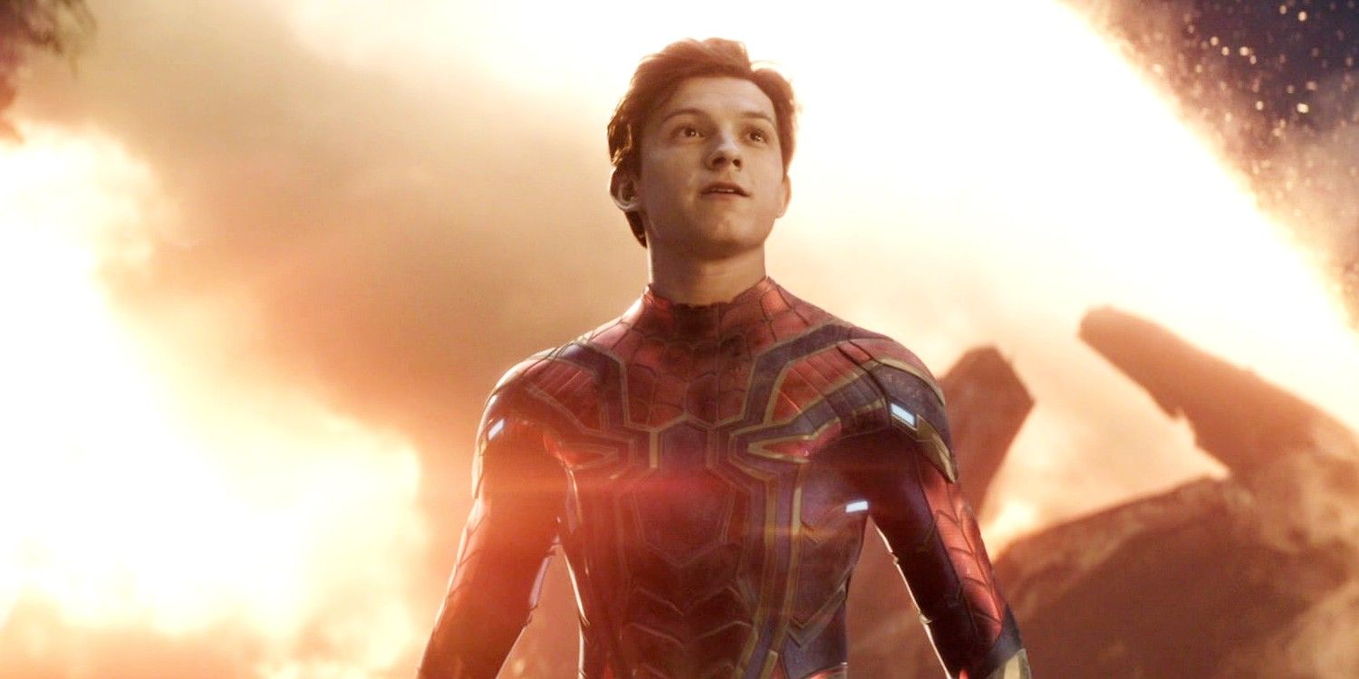 Tom Holland as Spider Man in Avengers Endgame