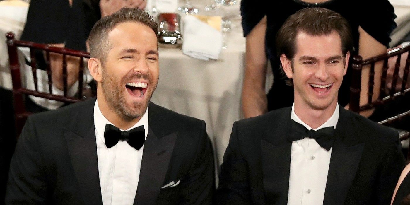 Andrew Garfield Looks Back At Ryan Reynolds Golden Globes Kiss