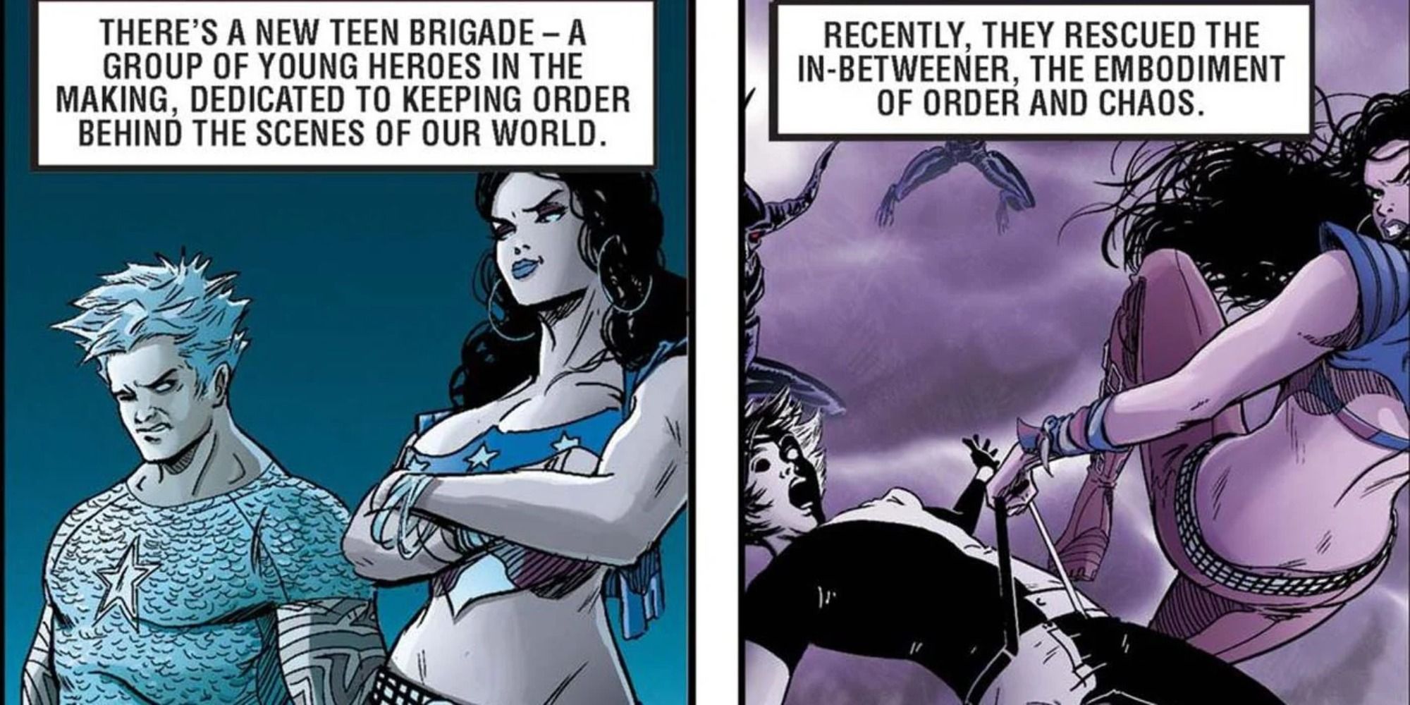 America Chavez joins the Teen Brigade in Marvel Comics.