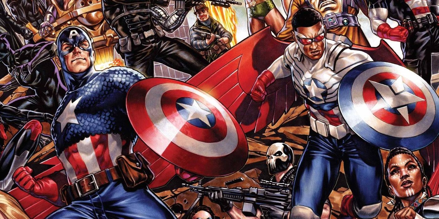 Captain America Sam Wilson Steve Rogers