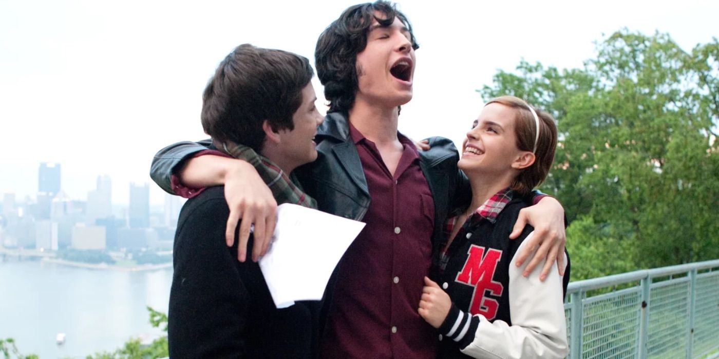 Charlie Patrick and Sam in The Perks of Being a Wallflower