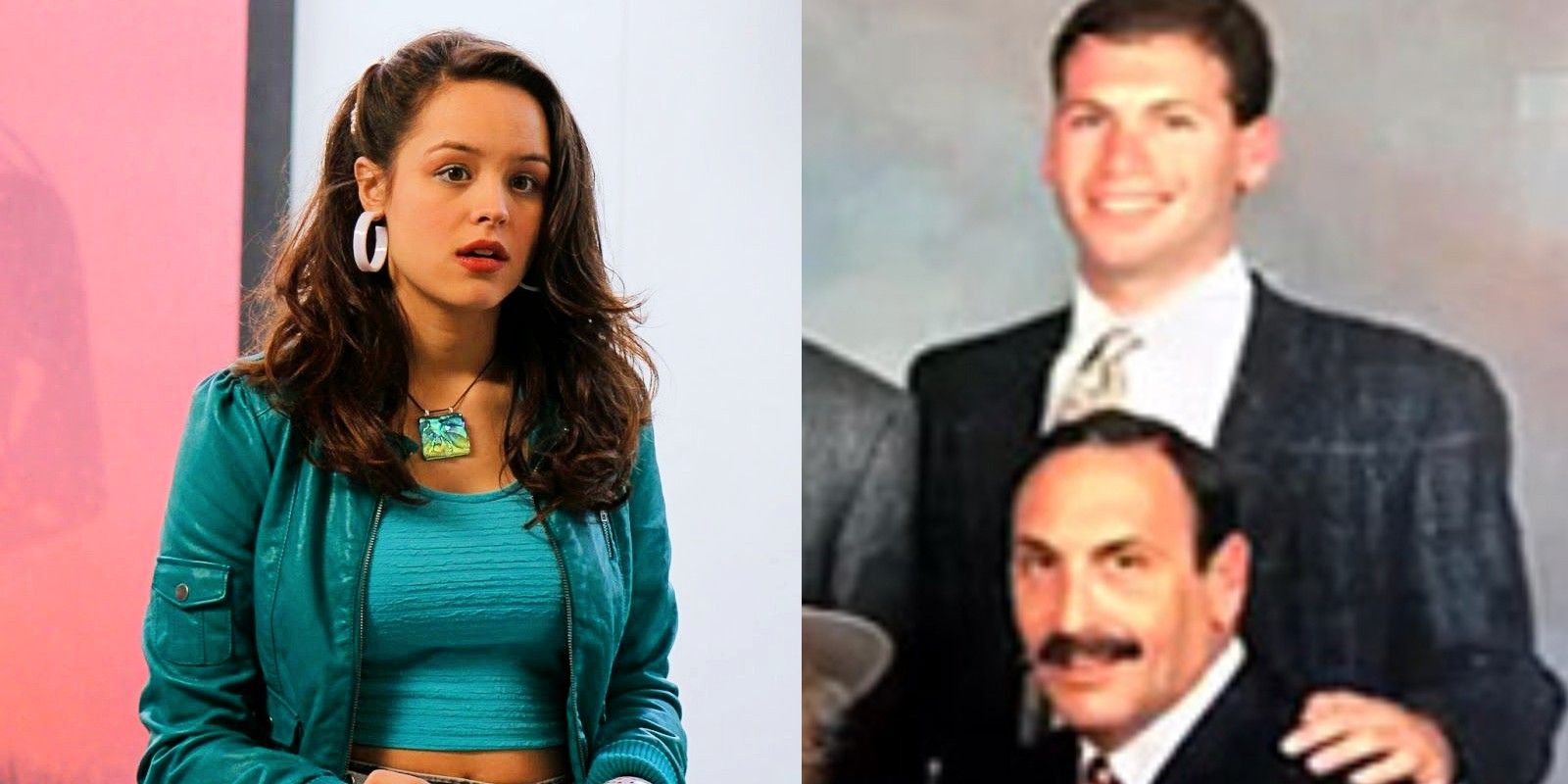Hayley Orrantia compared to the real life Eric Goldberg