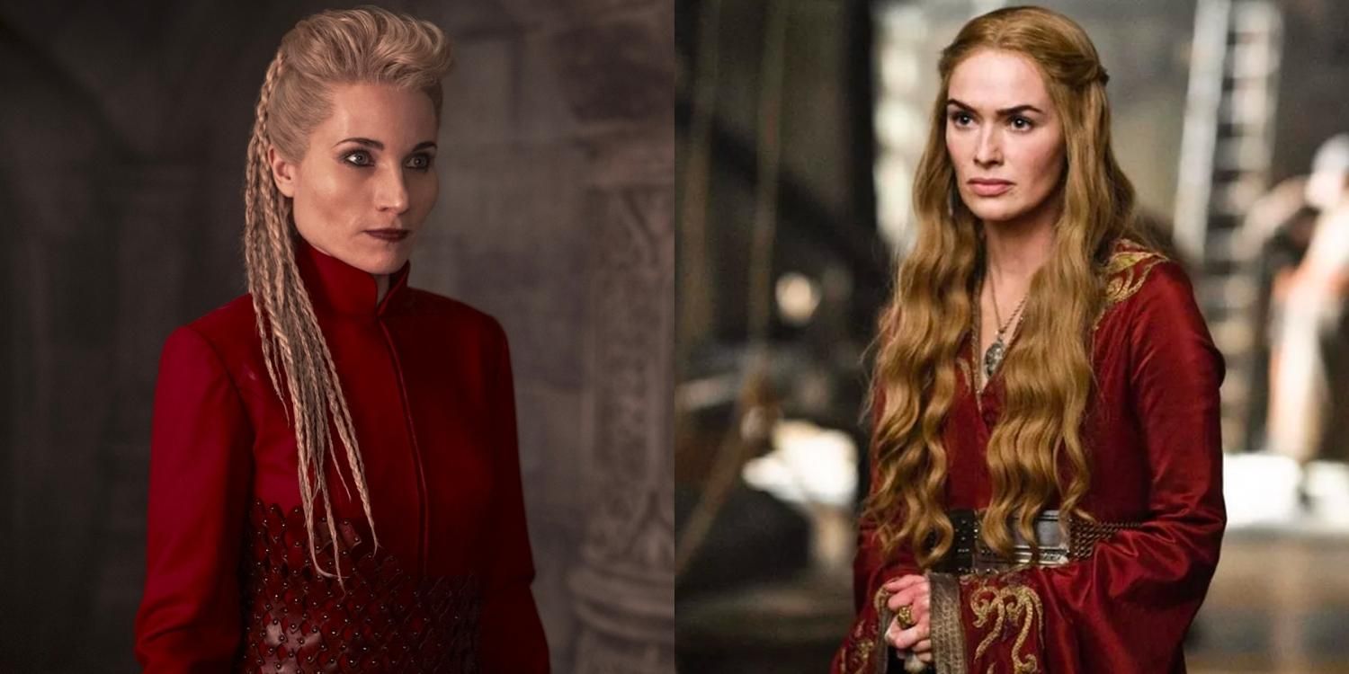 Liandrin the White Tower in The Wheel of Time and Cersei in the palace in Kings Landing in Game of Thrones