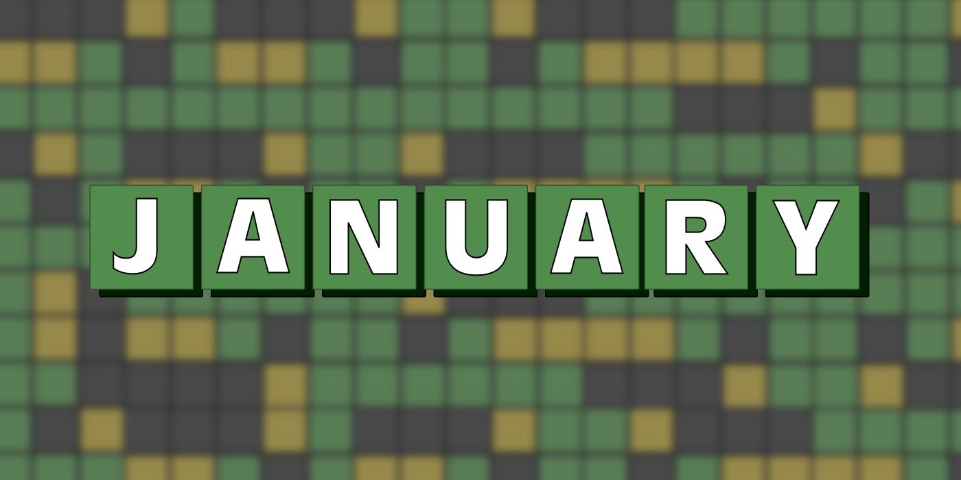 Wordle January Background Image