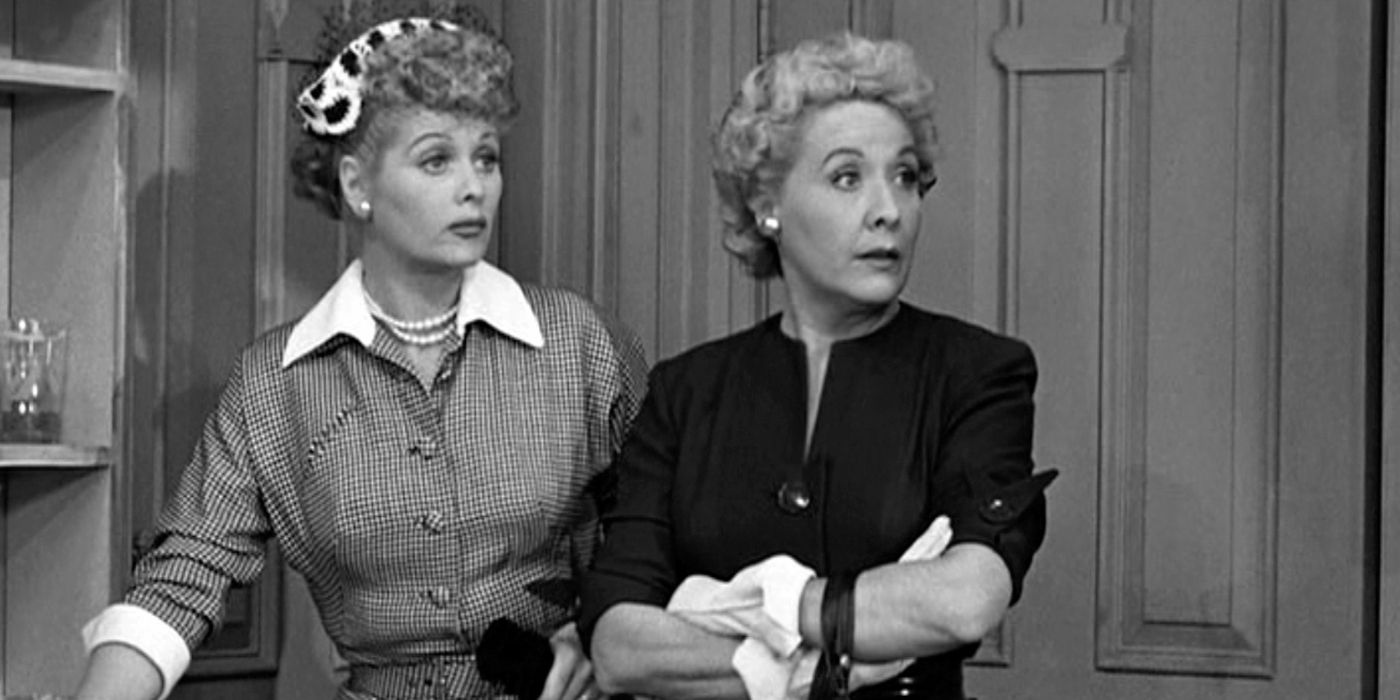 Lucy and Ethel in I Love Lucy